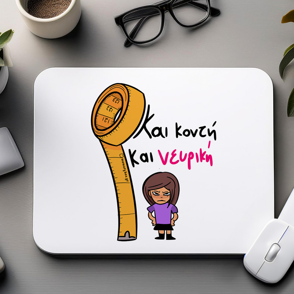 Και Κοντή Και Νευρική - Mousepad