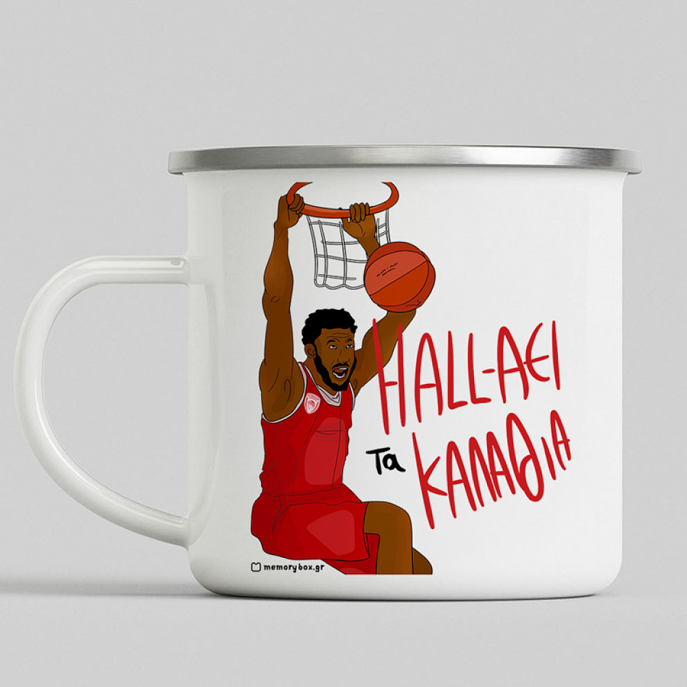 HALL-ΑΕΙ τα ΚΑΛΑΘΙΑ - Κούπα Vintage Eμαγιέ MemoryBox