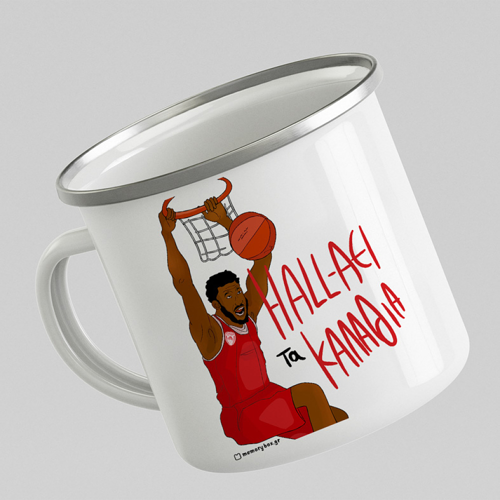 HALL-ΑΕΙ τα ΚΑΛΑΘΙΑ - Κούπα Vintage Eμαγιέ MemoryBox