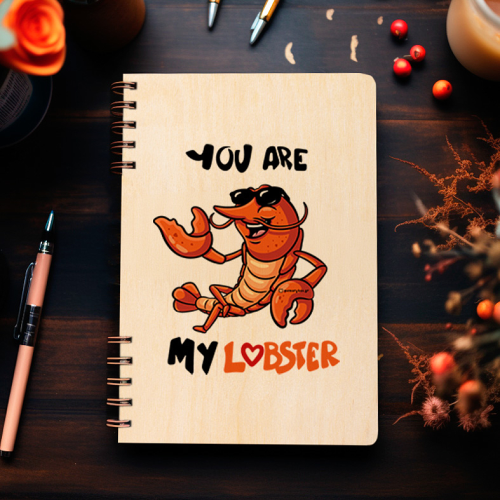 MY LOBSTER - Ξύλινο Ημερολόγιο Ατζέντα Cult Collection MemoryBox