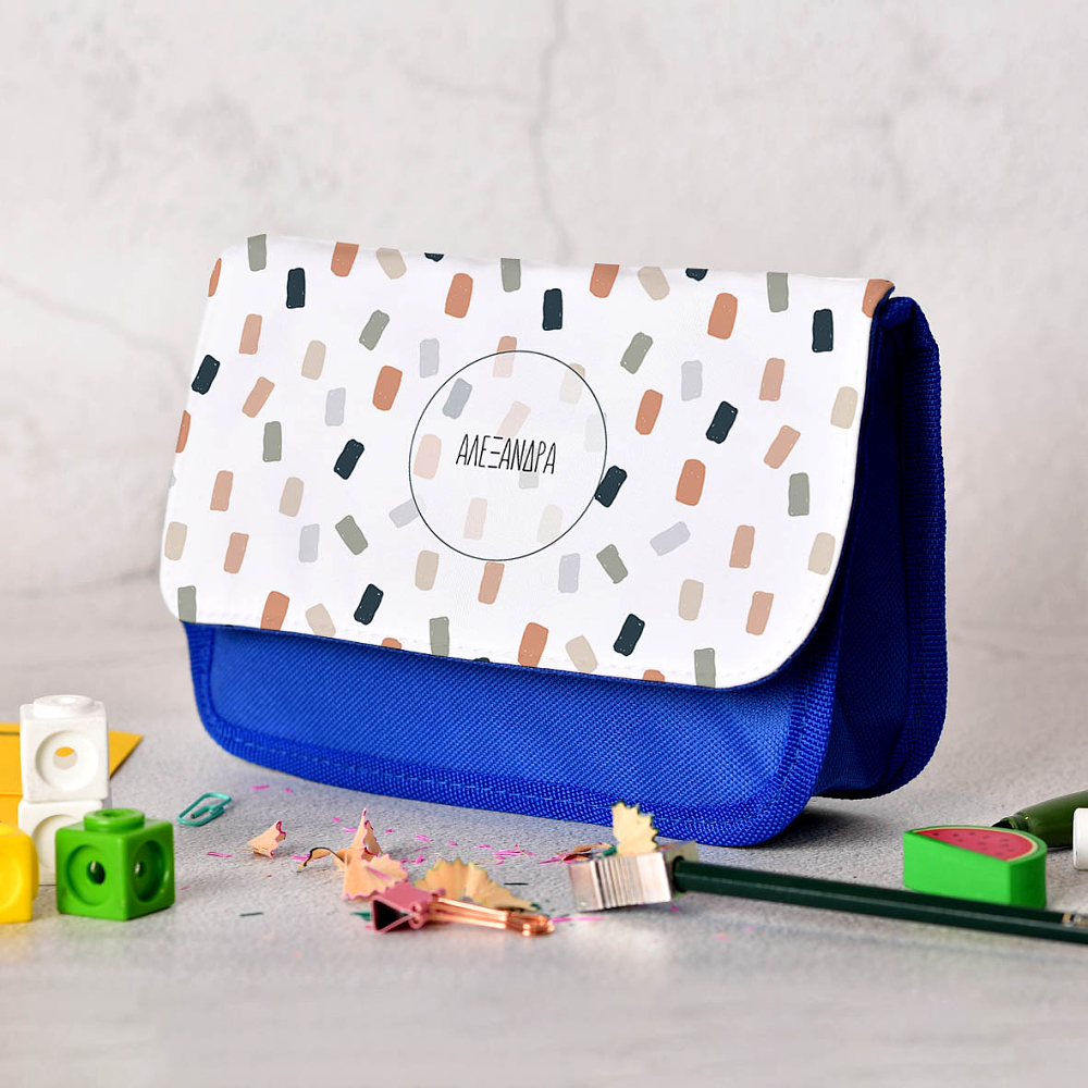 Dots Pattern - Κασετίνα Υφασμάτινη