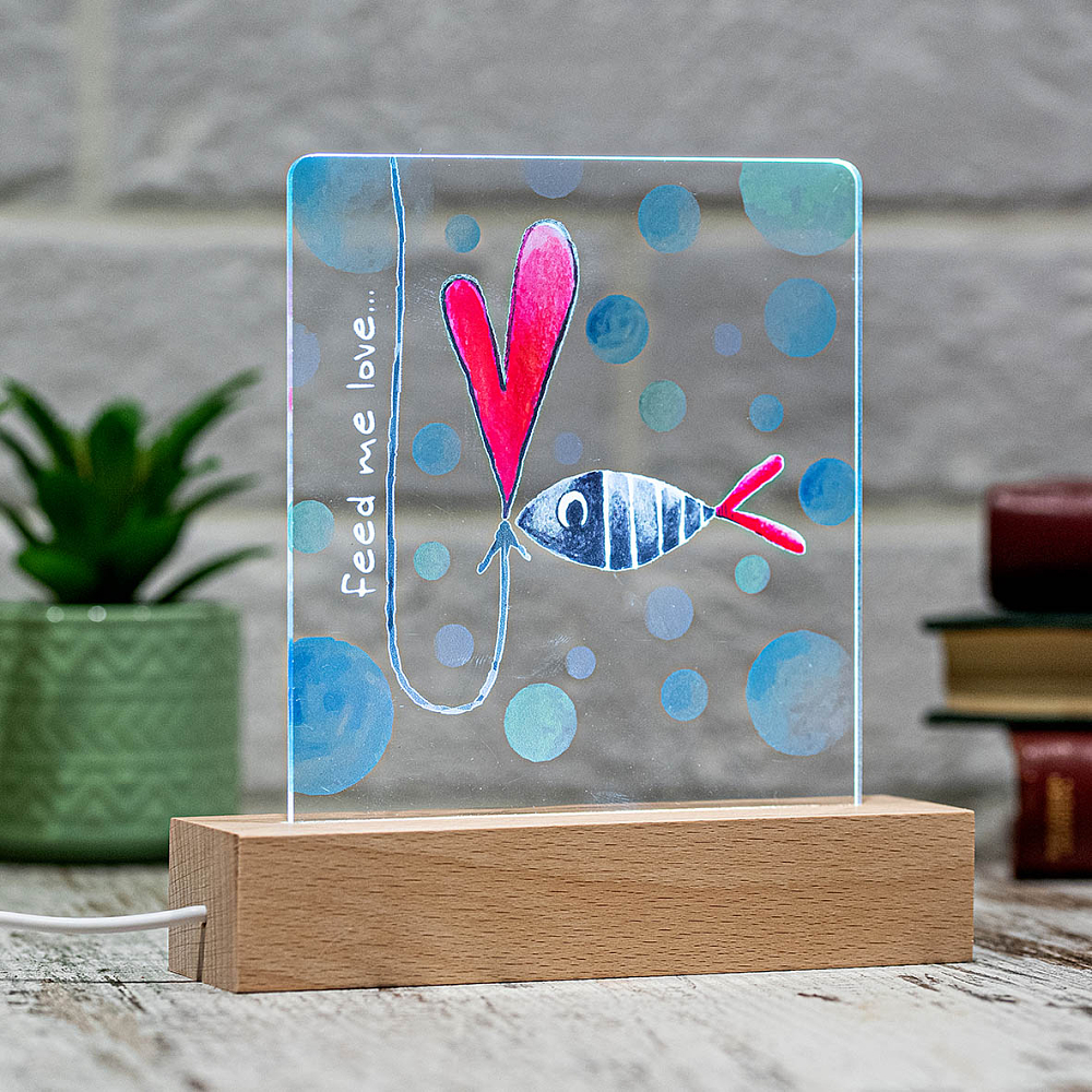 Feed me Love - Φωτιστικό Χειροποίητο