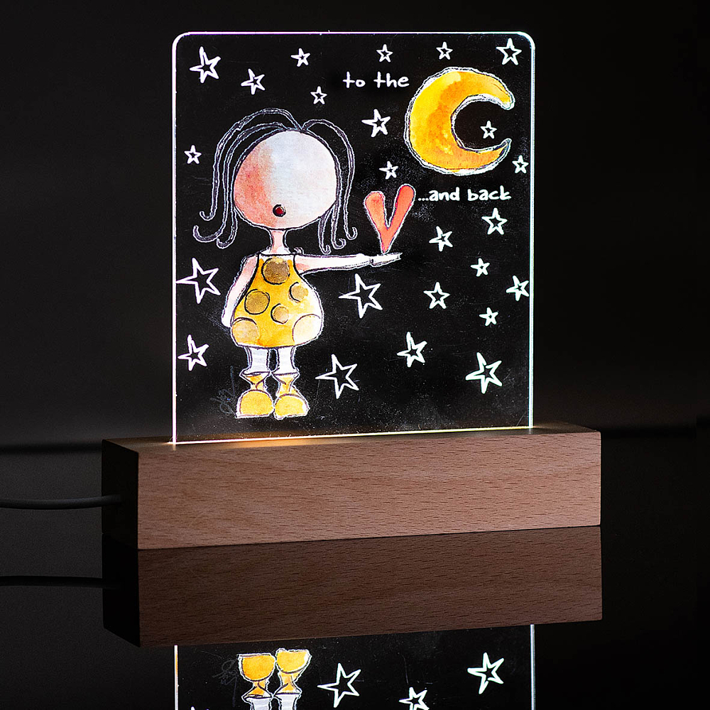 To the moon - Φωτιστικό Χειροποίητο