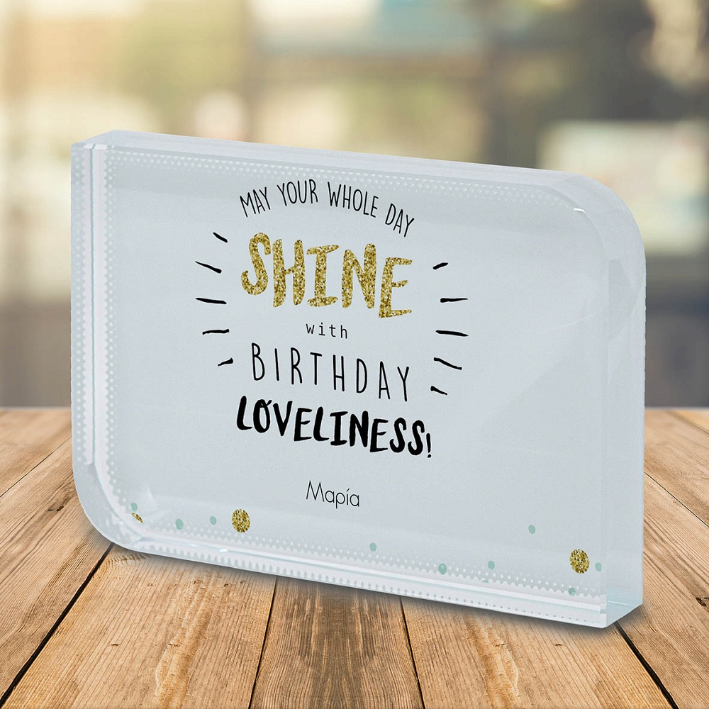 Shine with Birthday Loveliness - Κρύσταλλο