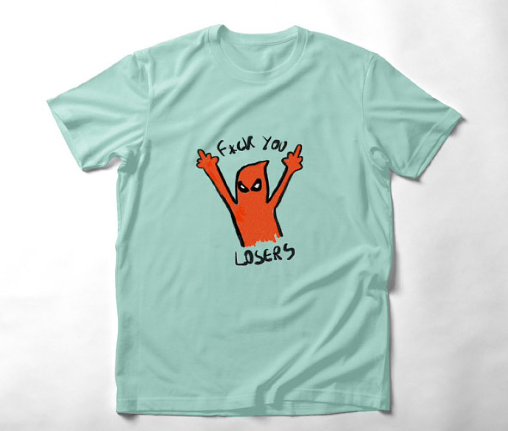 F*ck you Losers - Organic Vegan T-Shirt Unisex