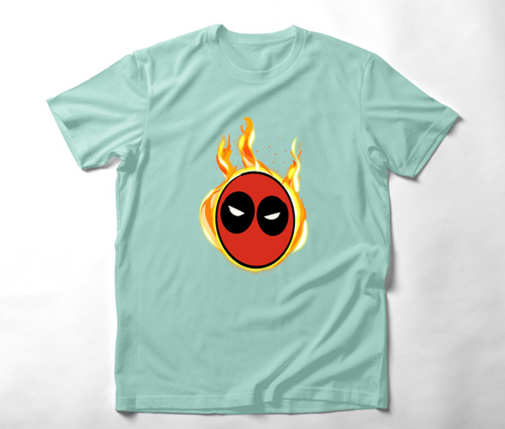 Mad Deadpool - Organic Vegan T-Shirt Unisex