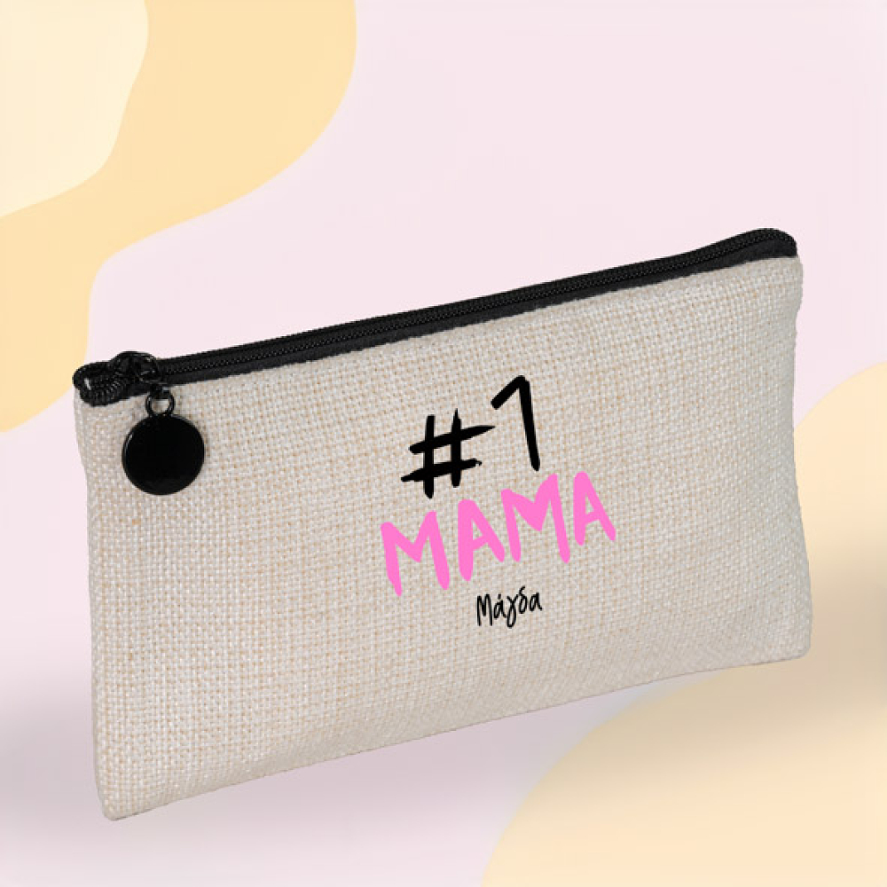 #1 MAMA - Λινό Πορτοφόλι Τσέπης