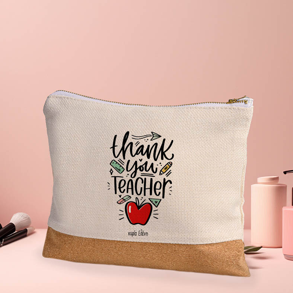 Thank you teacher -  Τσαντάκι - Κασετίνα