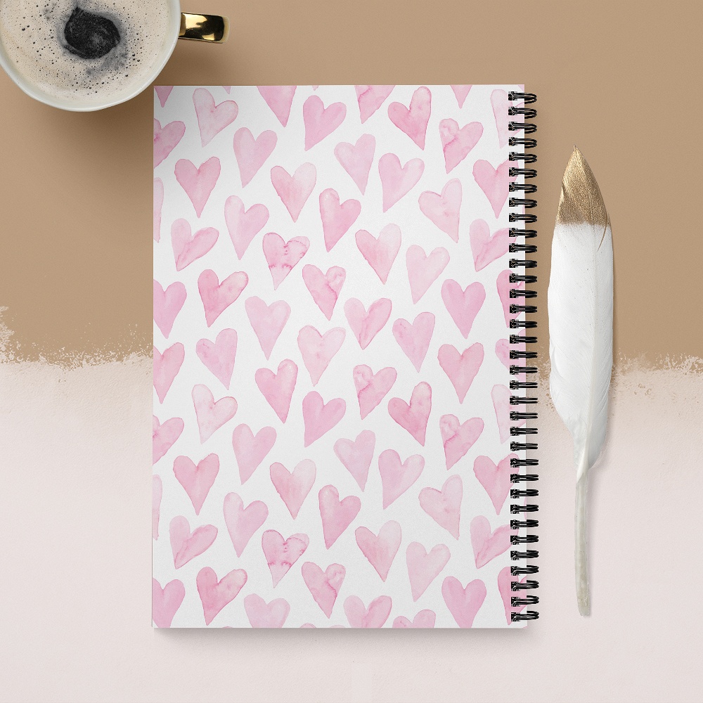 Pink Hearts - Σημειωματάριο