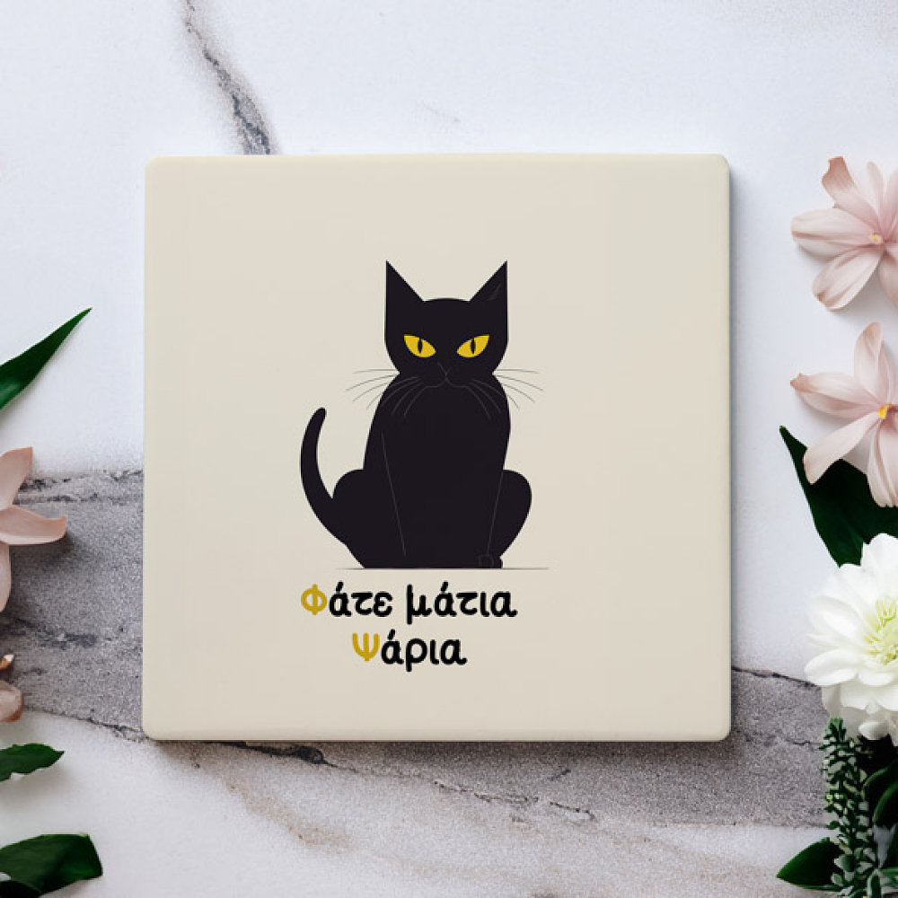 Φάτε Ψάρια Μάτια - Μαρμάρινο Σουβέρ