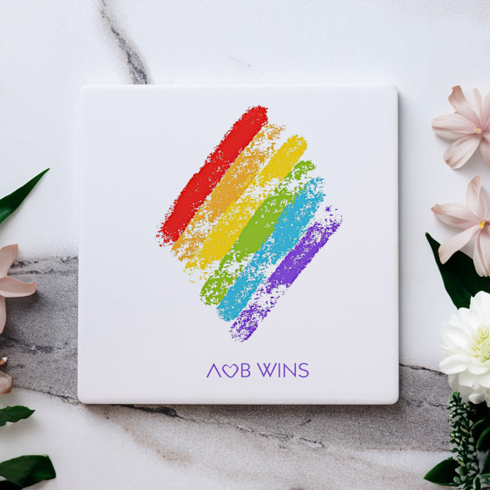 Love Wins - Μαρμάρινο Σουβέρ