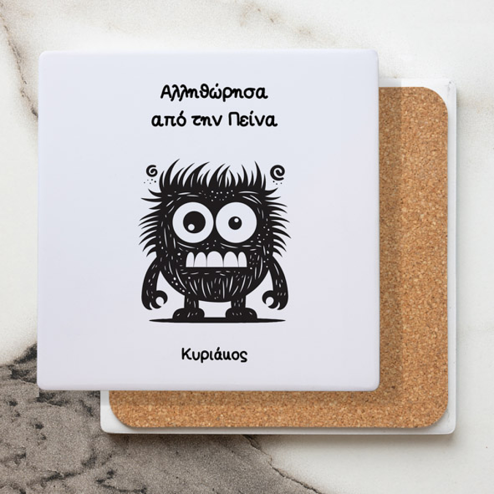 Αλληθώρησα απο την πείνα - Μαρμάρινο Σουβέρ