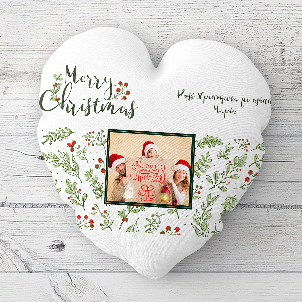 Xmas Flower - Μαξιλάρι Με Γέμιση