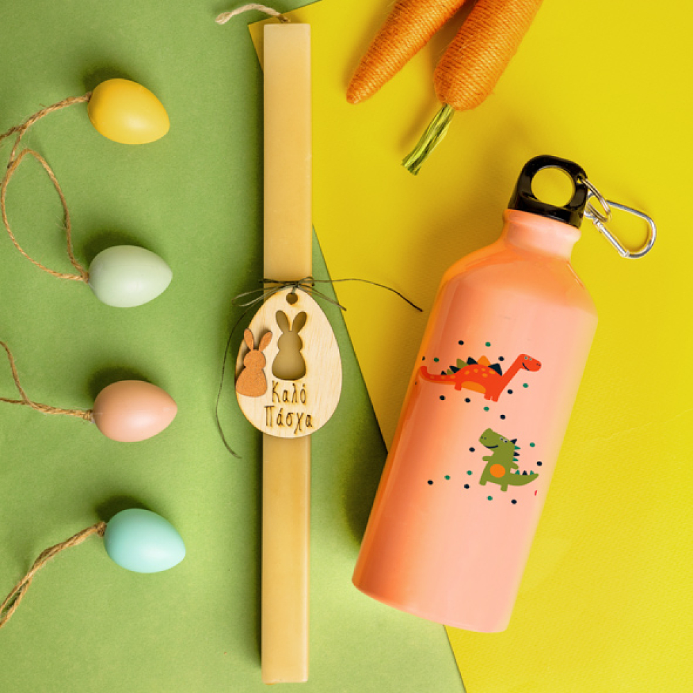 Δεινόσαυροι - Λαμπάδα Με Ποδηλατικό Μπουκάλι 600ml