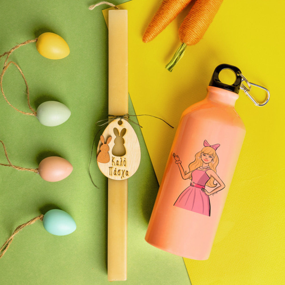 Barbiegirl - Λαμπάδα Με Ποδηλατικό Μπουκάλι 600ml