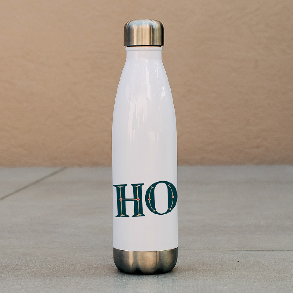 HO HO HO  - Μπουκάλι Θερμός 500ml