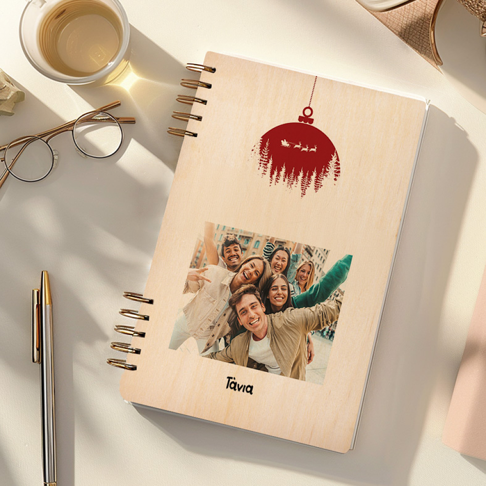 Christmas Decoration- Ξύλινο Ημερολόγιο Ατζέντα