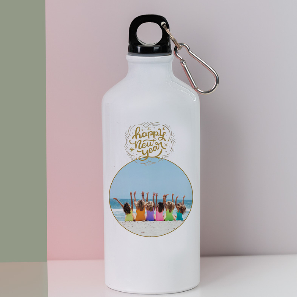 Happy New Year- Ποδηλατικό Μπουκάλι 600 ml