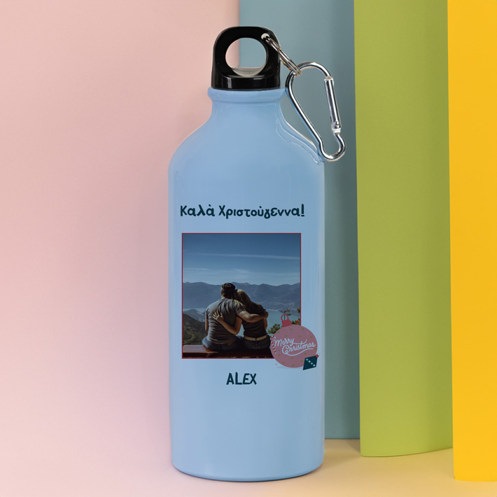 Καλά Χριστούγεννα- Ποδηλατικό Μπουκάλι 600 ml