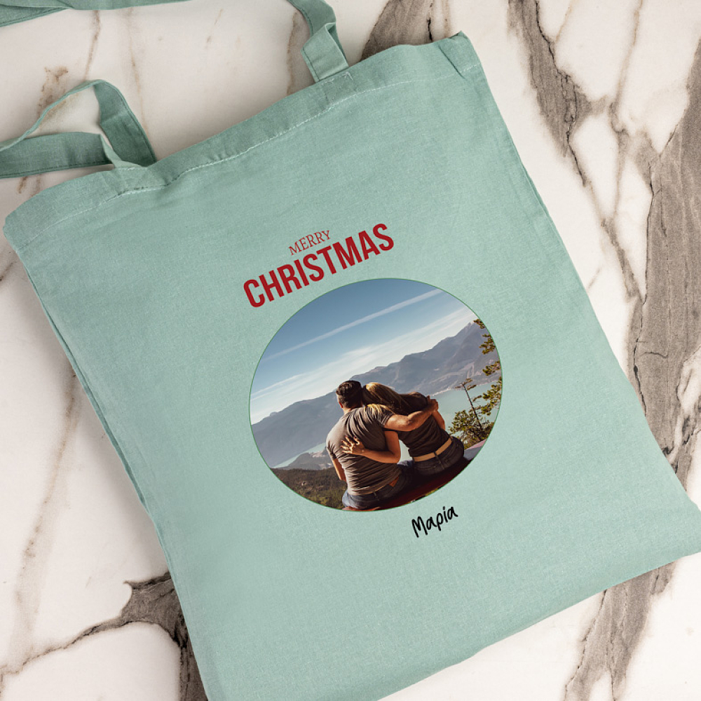 Merry Chrsitmas - Πάνινη τσάντα