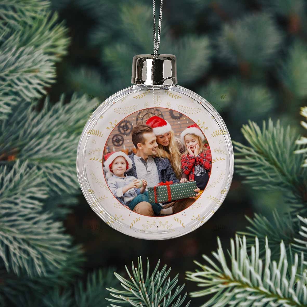 Gold Xmas Pattern - Χριστουγεννιάτικη Μπάλα