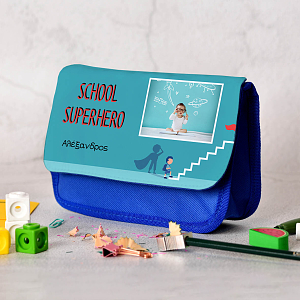 School Superhero - Κασετίνα Υφασμάτινη