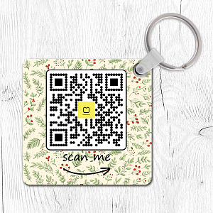 Xmas Flowers - Μπρελόκ MyMusicCode