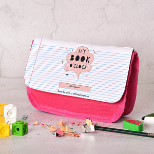 It's Book o'clock - Κασετίνα Υφασμάτινη