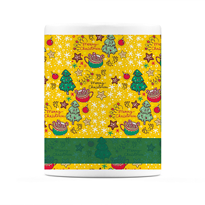 Κίτρινα Χριστούγεννα - Κούπα MemoryBox