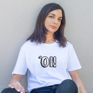 Όι -  Organic Vegan T-Shirt Unisex