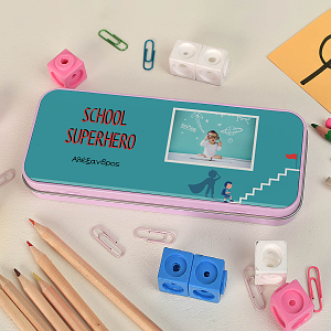 School Superhero - Κασετίνα Μεταλλική