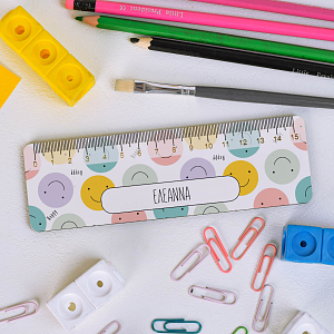 Happy Faces - Χάρακας Ξύλινος