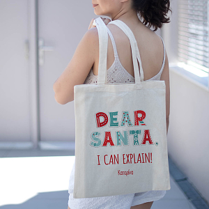 Dear Santa - Πάνινη Τσάντα