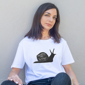 Χοχλιούς -  Organic Vegan T-Shirt Unisex
