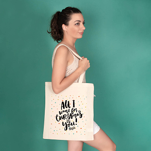 All I Want For Christmas - Πάνινη Τσάντα