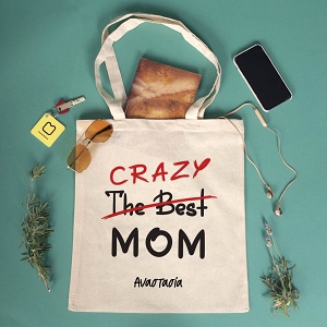 Crazy Mom - Πάνινη Τσάντα
