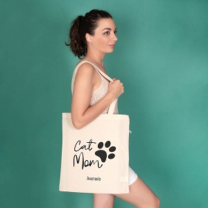 Cat Mom - Πάνινη Τσάντα