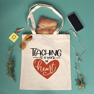 Teaching Heart - Πάνινη Τσάντα