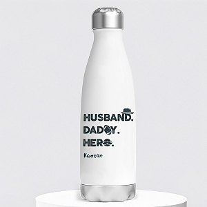Husband, Daddy, Hero - Μπουκάλι θερμός 500ml