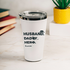 Husband, Daddy, Hero - Θερμός Ταξιδιού 440 ml