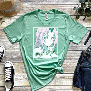 Purple Αnime  -  Organic Vegan T-Shirt Unisex