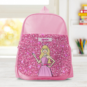 Barbiegirl - Σχολική Τσάντα Μονόχρωμη
