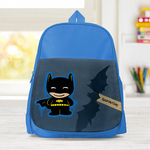 Batboy - Σχολική Τσάντα Μονόχρωμη