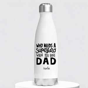 Superhero dad - Μπουκάλι θερμός 500ml