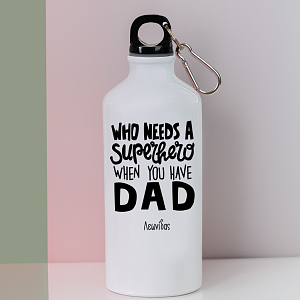 SuperHero Dad- Ποδηλατικό Μπουκάλι 600 ml