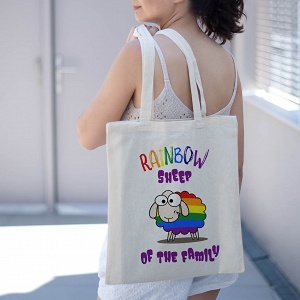 Rainbow Sheep  -  Πάνινη Τσάντα