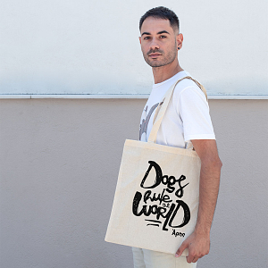 Dogs Rule The World - Πάνινη Τσάντα