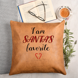 I am Santas favorite - Premium Μαξιλάρι Με Γέμιση