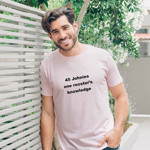 45 JOHNIES -  Organic Vegan T-Shirt Unisex
