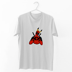 Pikachu Deadpool - Organic Vegan T-Shirt Unisex